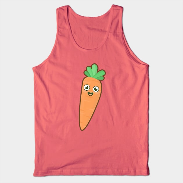 Kawaii Carrot Tank Top by KawaiiNir